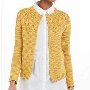 Sparrow criss cross cable sweater Anthropologie M